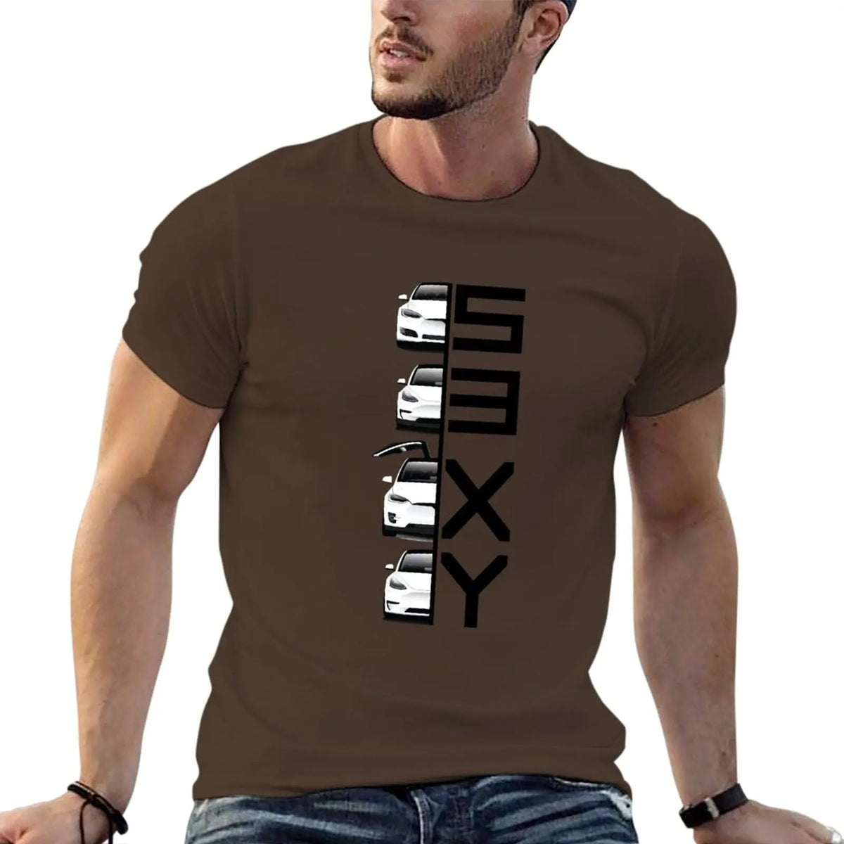 The S3XY Lineup T-Shirt man clothes boys whites man t shirt Short sleeve tee mens cotton t shirts