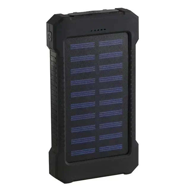 Portable Solar Power Bank 200000mAh – Waterproof with SOS Flashlight for iPhone & Xiaomi