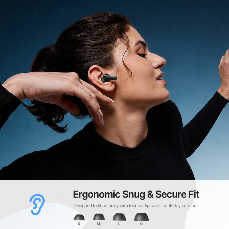 Baseus Bass EP10 Ultra Wireless Earbuds – Bluetooth 6.0, -55dB ANC, 65Hr Playtime & 6 Mics