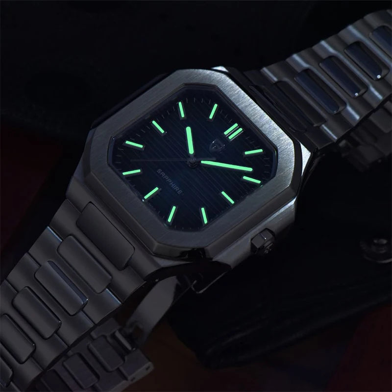 PAGANI DESIGN Men's Sapphire Glass Quartz Watch