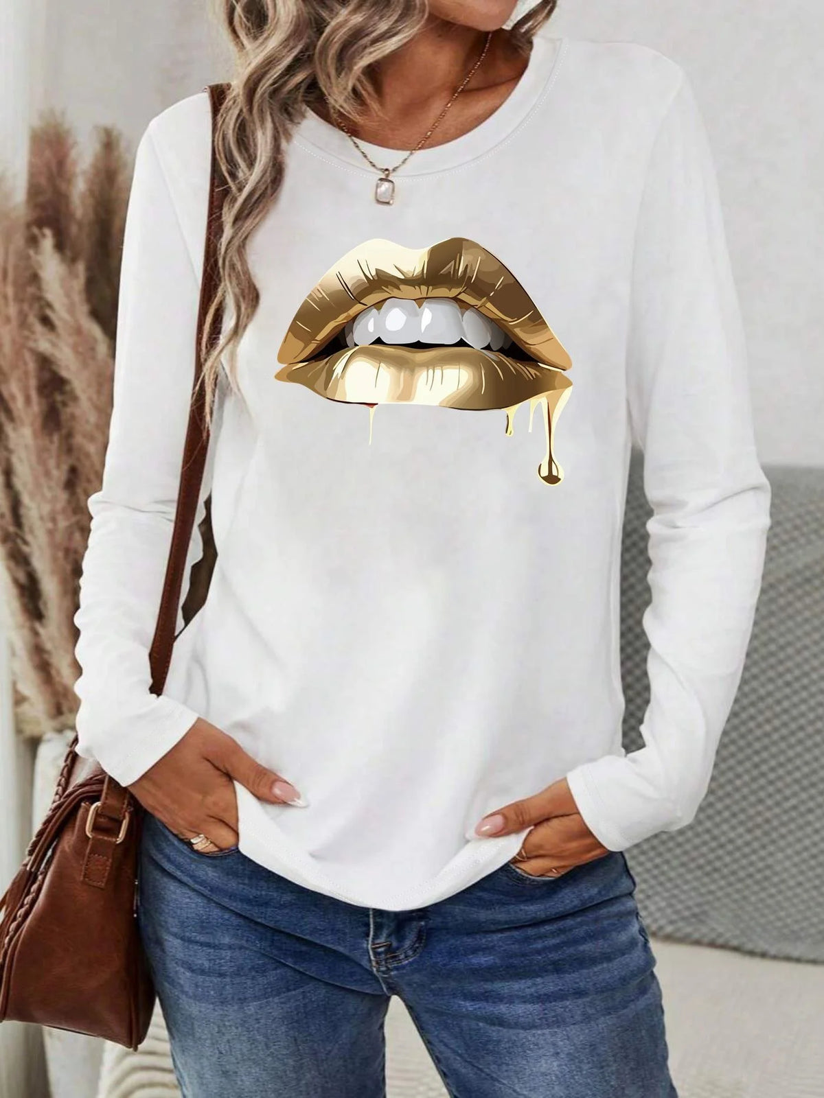 100 cotton  Women's T-shirt Slim Women T-shirt Long-sleeved for Female Thin White Tops Woman Tees Shirt