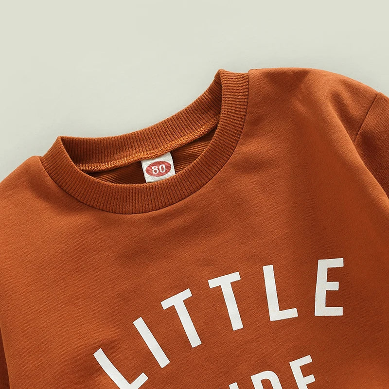 Toddler Boys Autumn Outfit Set - Stylish and Comfortable 2-Piece Set for Little Ones