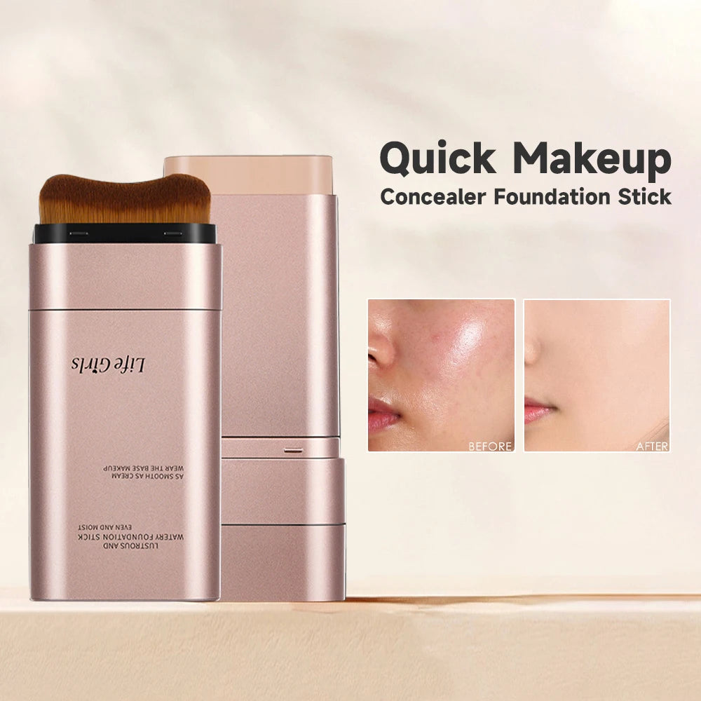 Double-Ended Foundation Stick with Brush