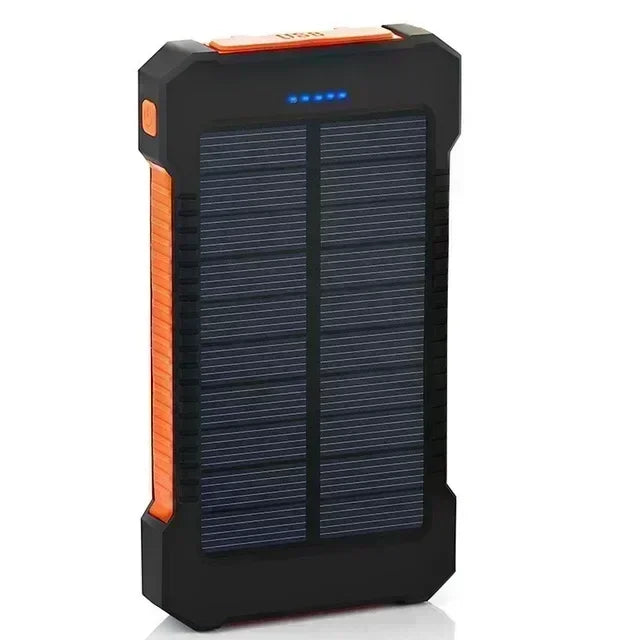 Portable Solar Power Bank 200000mAh – Waterproof with SOS Flashlight for iPhone & Xiaomi