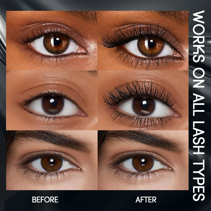 4D Waterproof Mascara – Volumizing & Lengthening Long-Lasting Formula