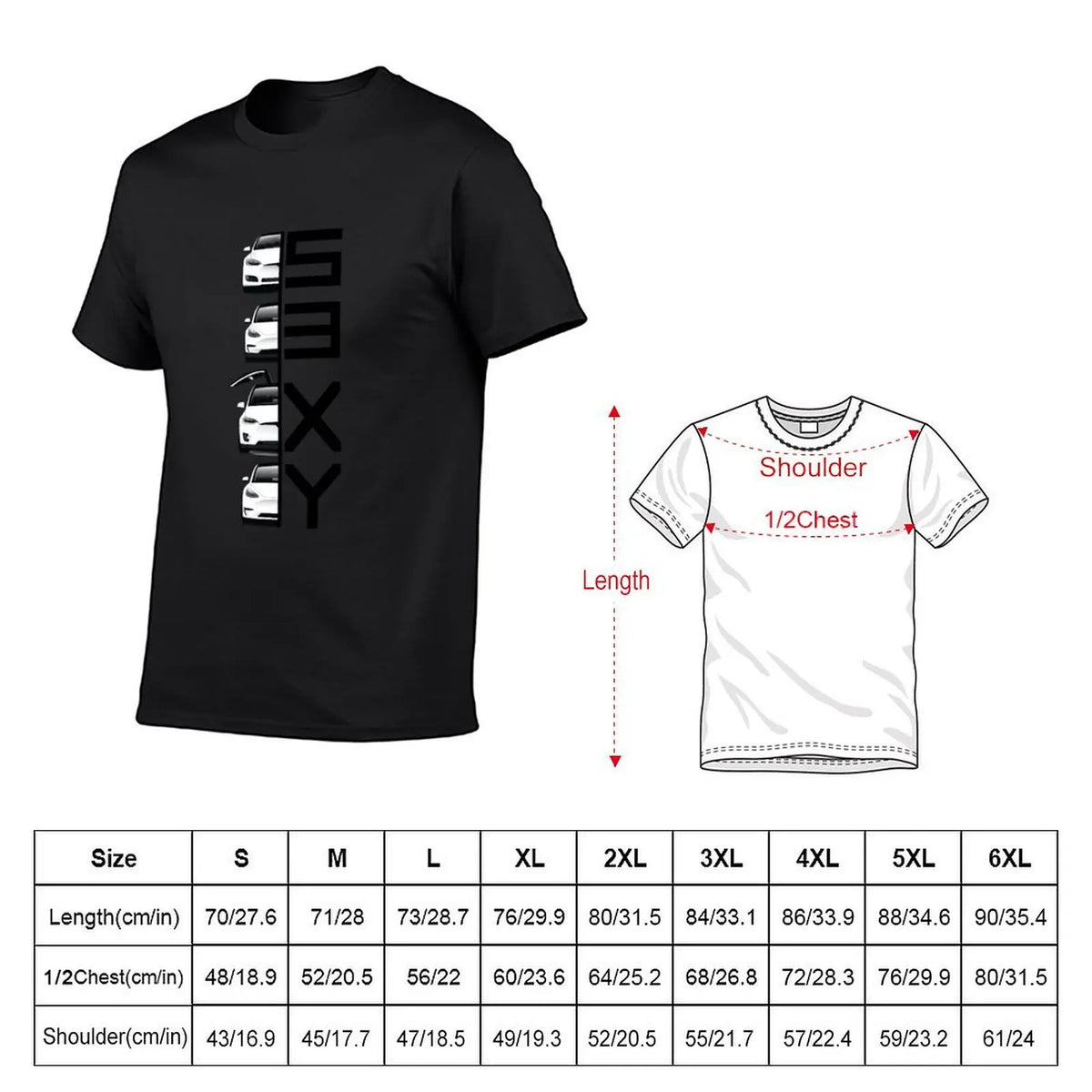The S3XY Lineup T-Shirt man clothes boys whites man t shirt Short sleeve tee mens cotton t shirts