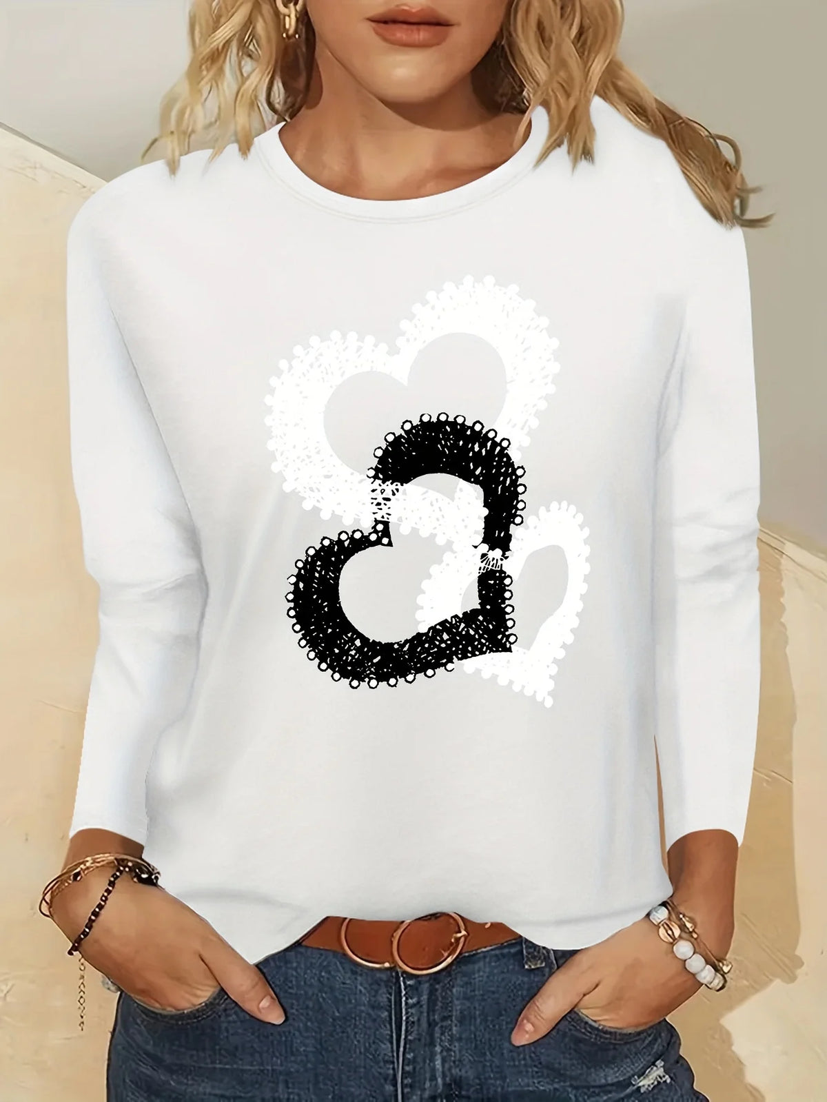 100 cotton  Women's T-shirt Slim Women T-shirt Long-sleeved for Female Thin White Tops Woman Tees Shirt