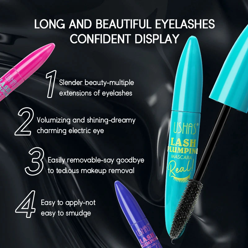 4D Waterproof Mascara – Volumizing & Lengthening Long-Lasting Formula
