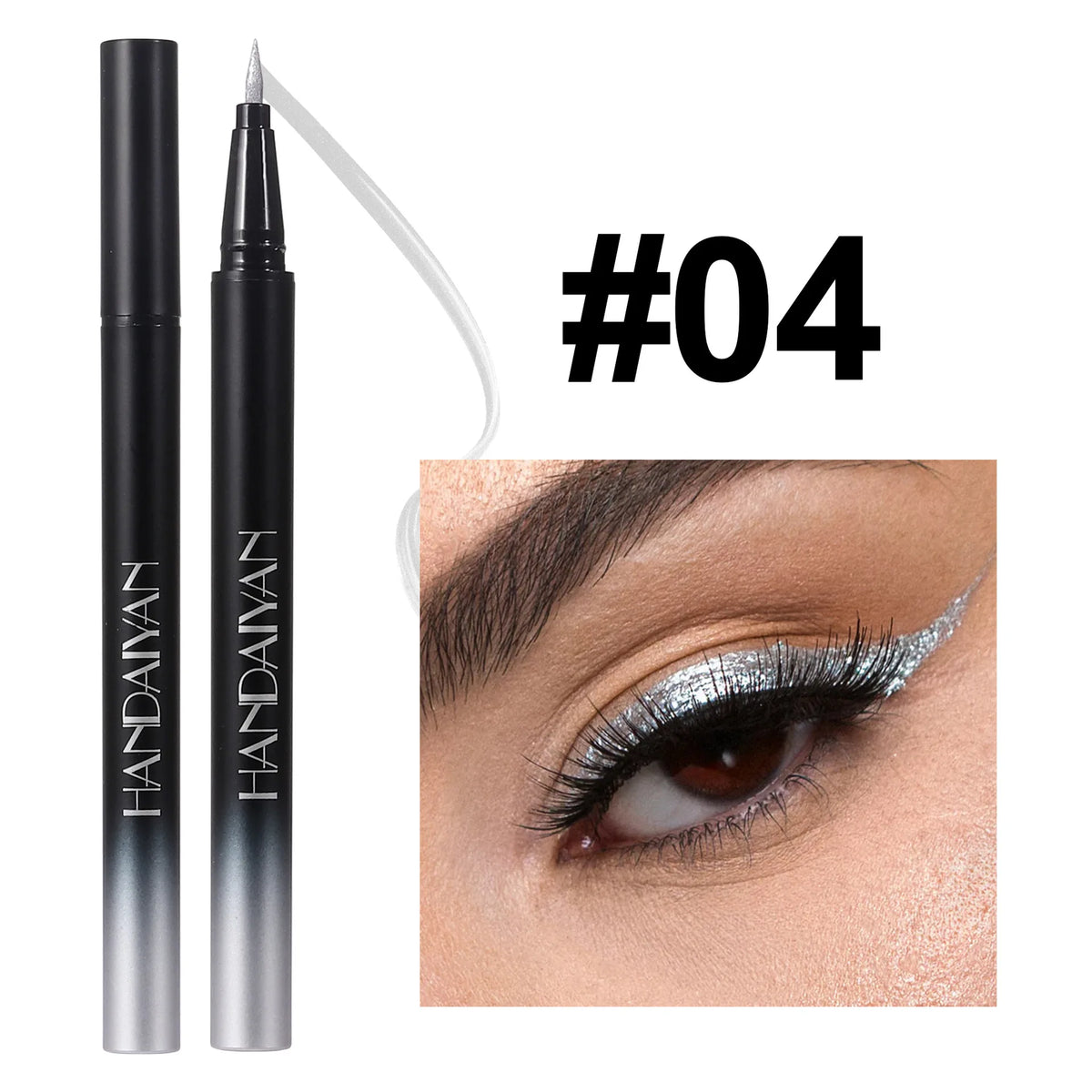 Glitter Liquid Eyeliner Pen – Long-Lasting Shimmer & Metallic Liner
