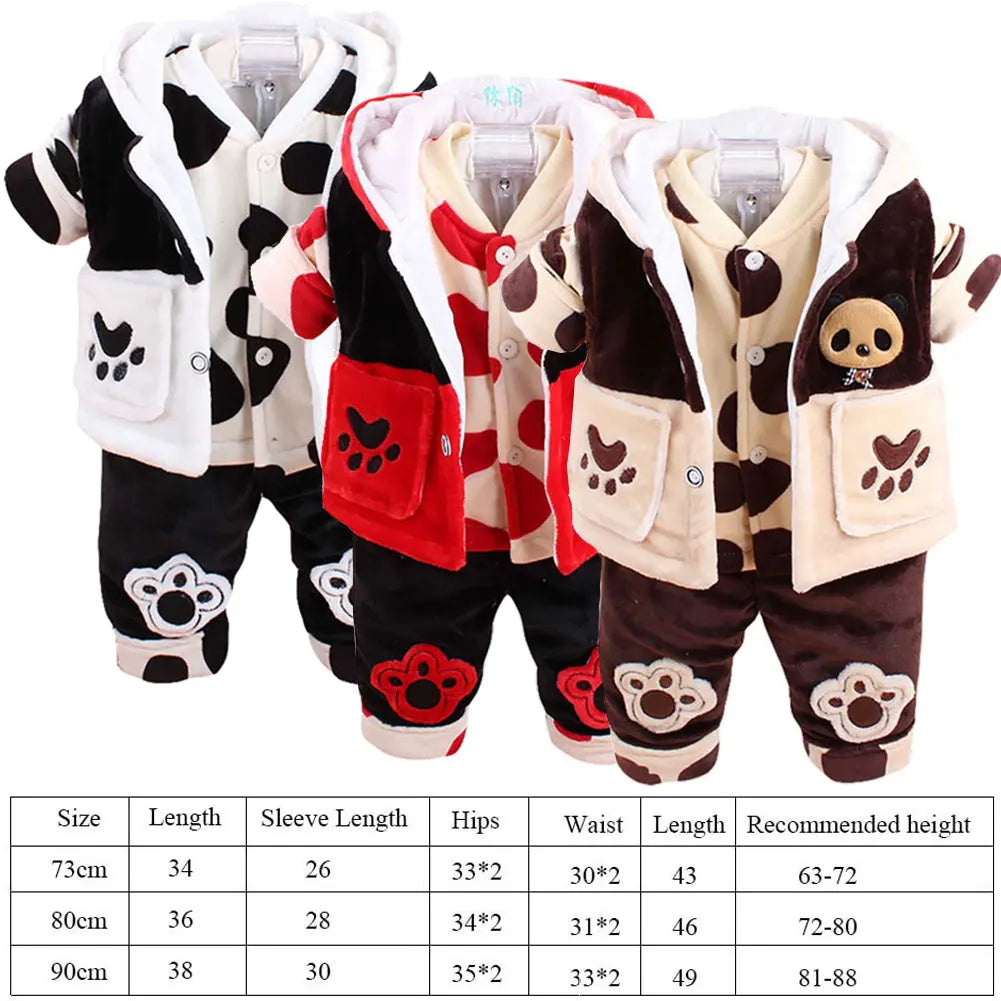 Snuggle Up This Winter with Our Adorable Baby Winter Coat and Pants Set