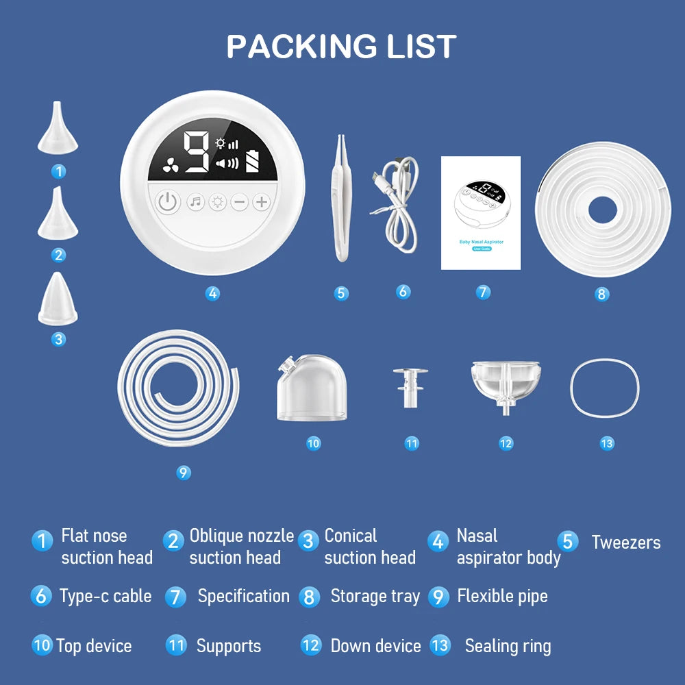 Electric Baby Nasal Aspirator: Your Ultimate Solution for Easy Baby Breathing - Pretty & Polished