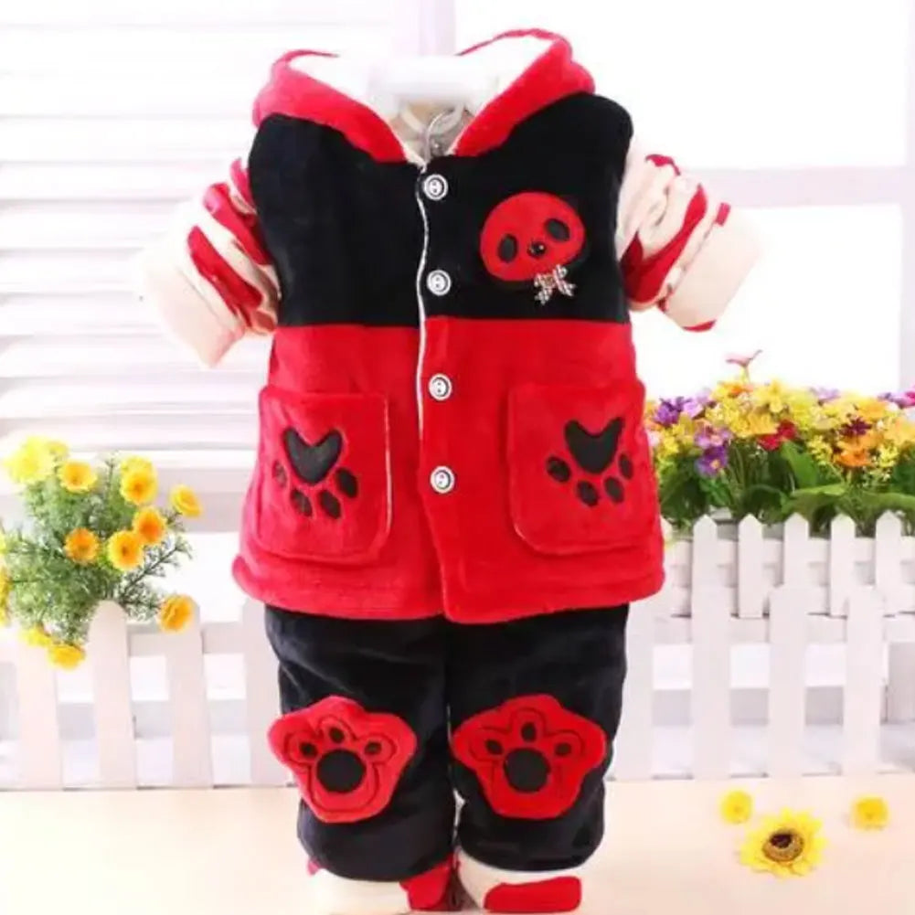 Snuggle Up This Winter with Our Adorable Baby Winter Coat and Pants Set