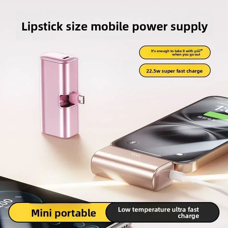 Lenovo 22.5W Fast Charging Mini Power Bank – USB-C 500000mAh
