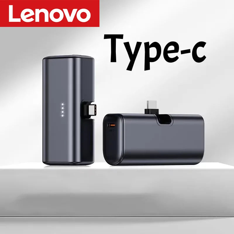 Lenovo 22.5W Fast Charging Mini Power Bank – USB-C 500000mAh