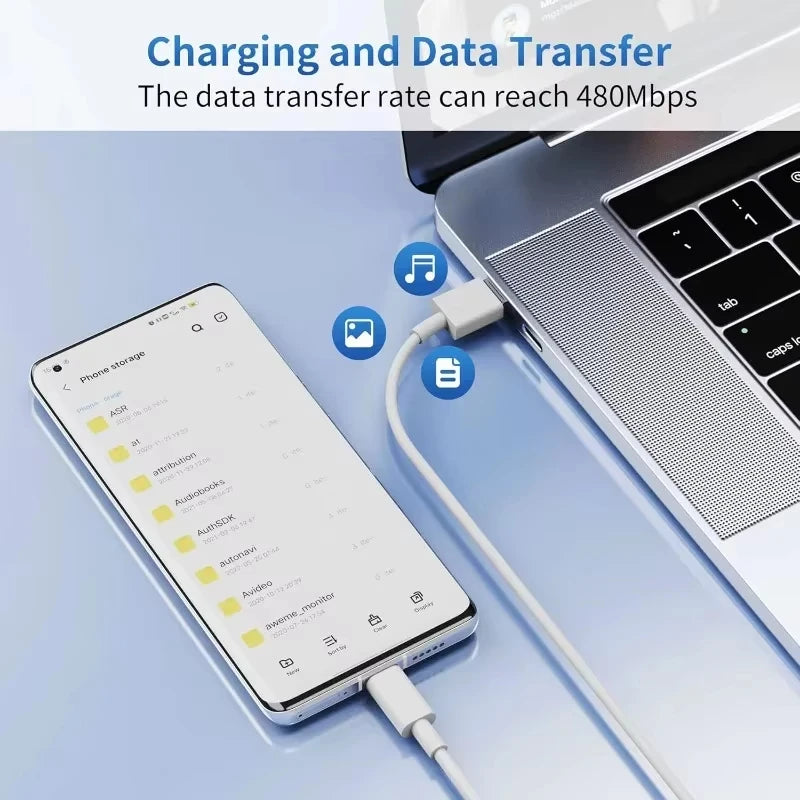 NNBILI USB-C Fast Charge Cable – 1M to 14M for Samsung, Camera, PS5 & VR