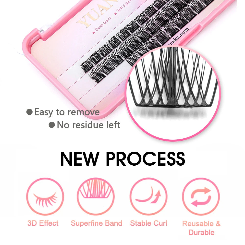 DIY Segmented Mink Lash Clusters