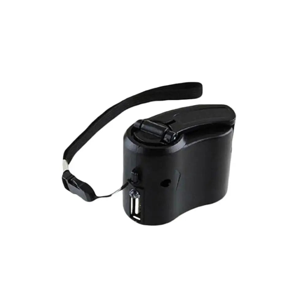 Portable Hand-Crank Emergency Charger – Power Bank & USB Light for Camping