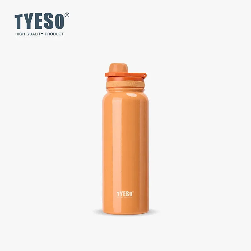 TYESO Insulated Thermos Bottle – Stainless Steel Vacuum Flask for Car, Sports & Travel