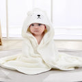 Cozy Baby Bathrobe and Towel - Soft Hooded Cartoon Coral Fleece for Boys and Girls - Pretty & Polished