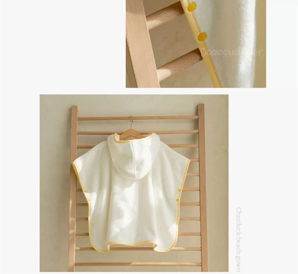 Hooded Baby Bath Towel: Soft Coral Velvet Animal Wrap for Cozy Comfort - Pretty & Polished