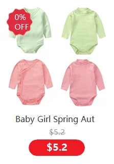 Baby Cotton Sleeveless Rompers - Stylish & Comfortable Organic Cotton Outfits for Your Little One