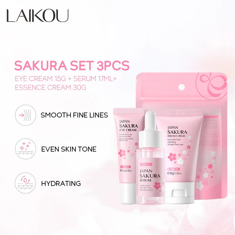 3-Piece Skin Care Set – Cleanse, Tone & Moisturize Daily Routine Kit