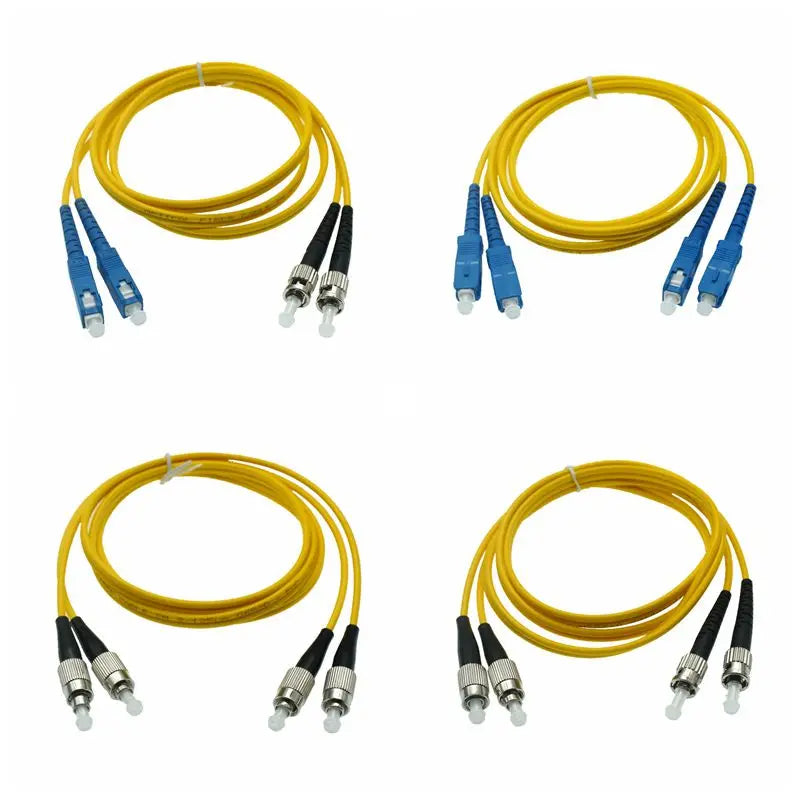 Single Mode Fiber Optic Patch Cable – SC LC ST FC UPC Dual Connector 40M–50M