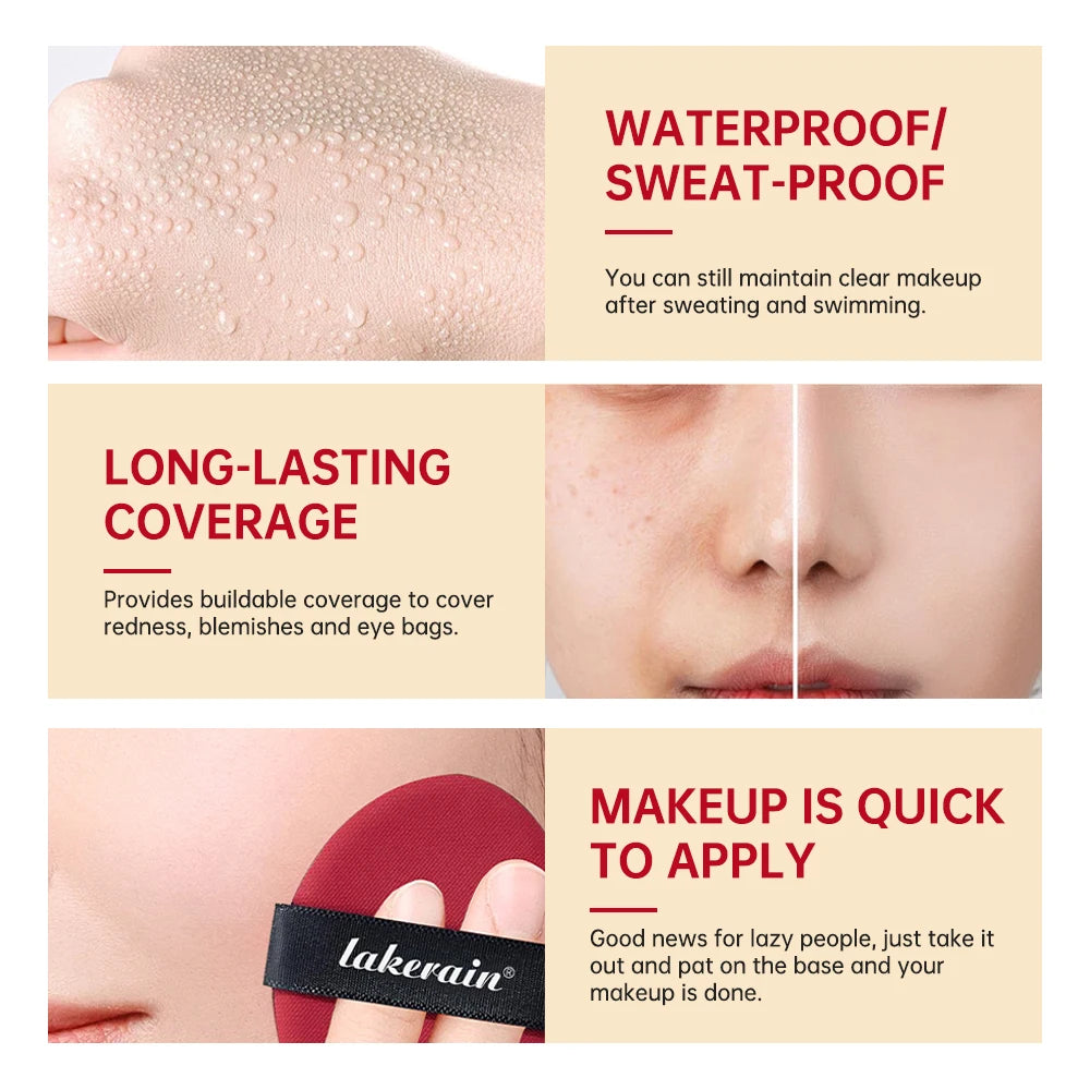 Sunscreen Cushion Foundation – SPF Protection with Buildable Full Coverage Finish