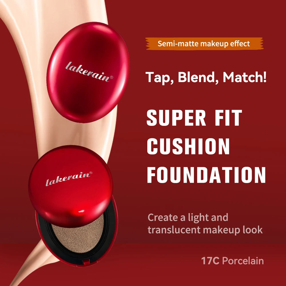 Sunscreen Cushion Foundation – SPF Protection with Buildable Full Coverage Finish