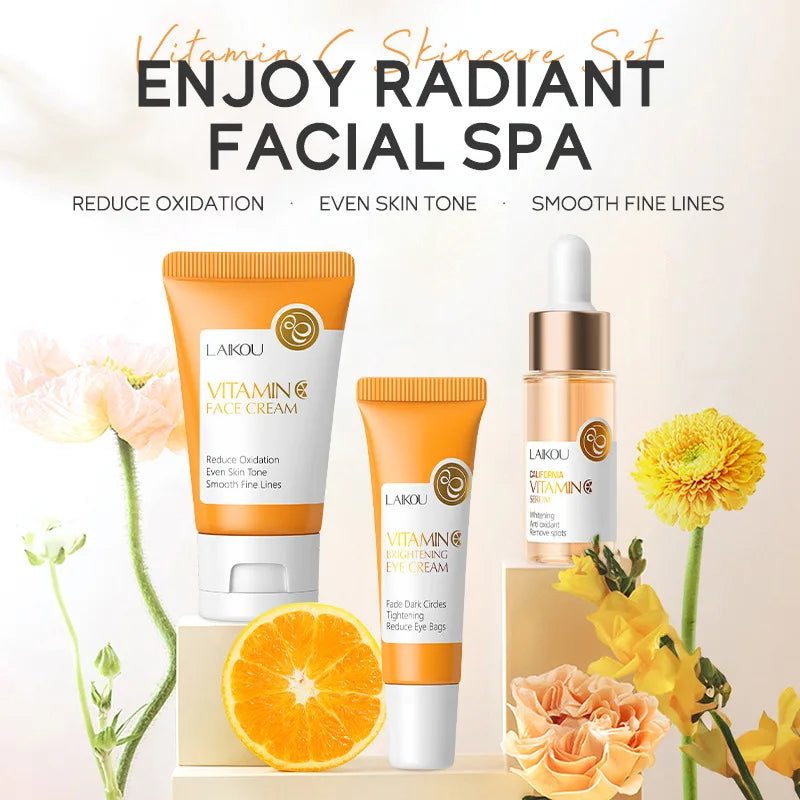 3-Piece Skin Care Set – Cleanse, Tone & Moisturize Daily Routine Kit