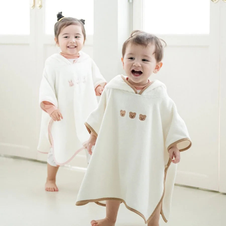 Hooded Baby Bath Towel: Soft Coral Velvet Animal Wrap for Cozy Comfort - Pretty & Polished