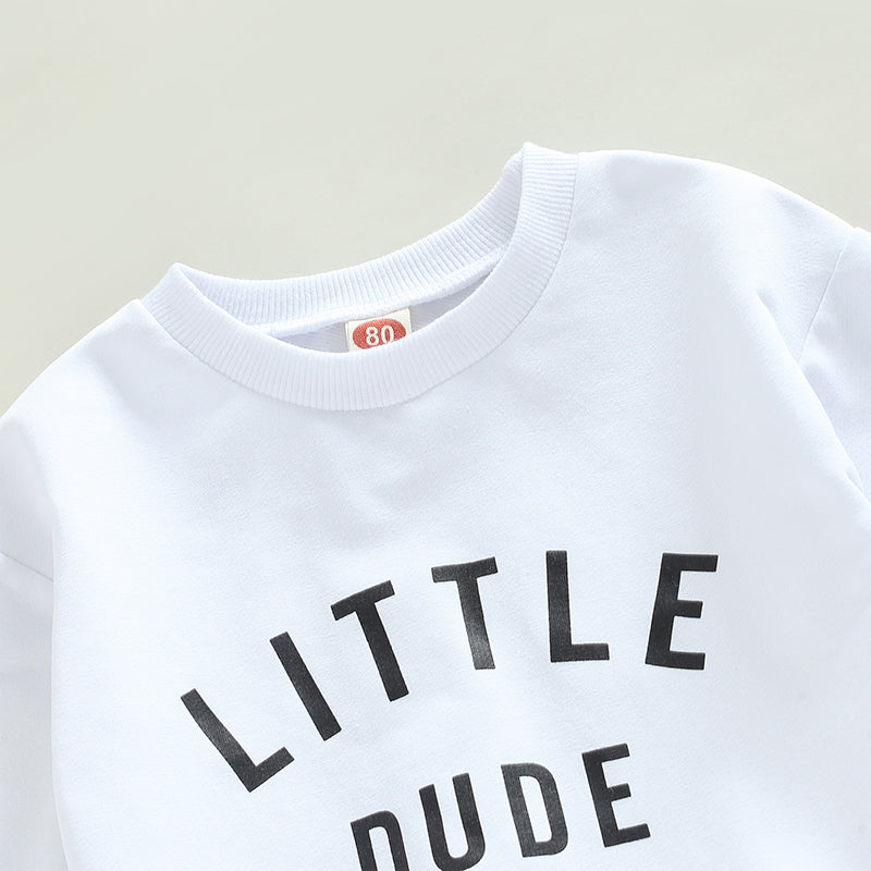 Toddler Boys Autumn Outfit Set - Stylish and Comfortable 2-Piece Set for Little Ones