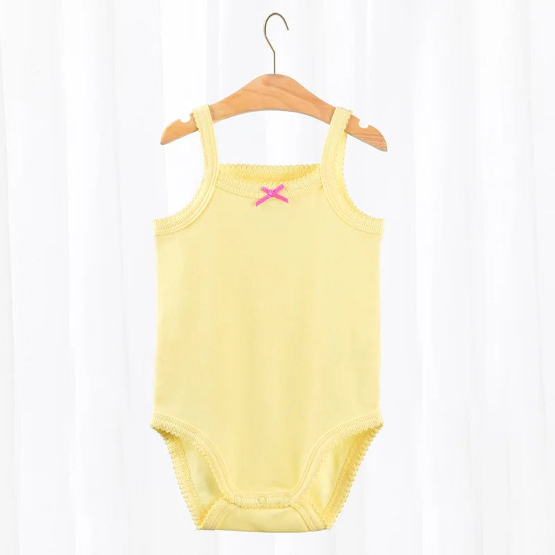 Baby Cotton Sleeveless Rompers - Stylish & Comfortable Organic Cotton Outfits for Your Little One