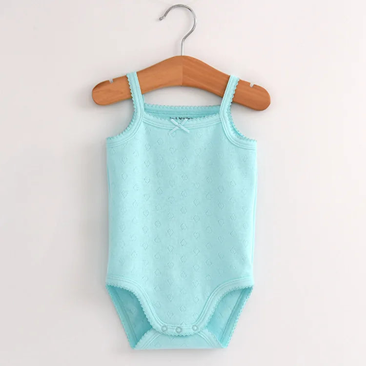 Baby Cotton Sleeveless Rompers - Stylish & Comfortable Organic Cotton Outfits for Your Little One