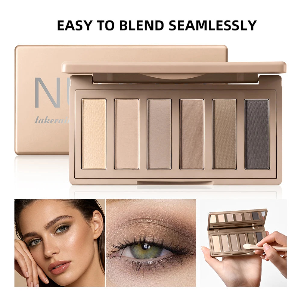 6-Color Matte Eyeshadow Palette