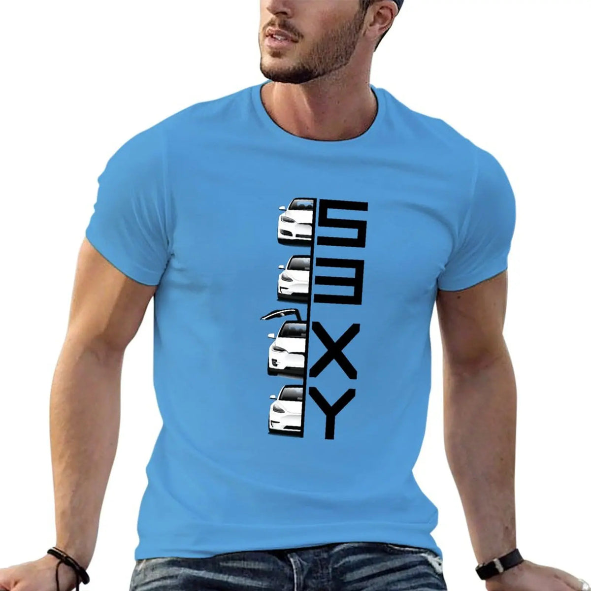The S3XY Lineup T-Shirt man clothes boys whites man t shirt Short sleeve tee mens cotton t shirts
