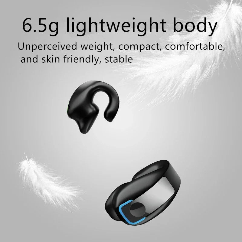 Wireless Bone Conduction Bluetooth Headset – Open-Ear Sport Headphones with Mic