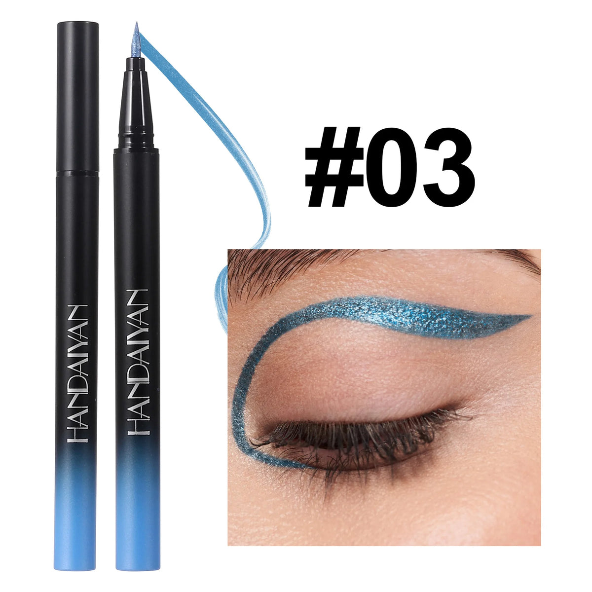 Glitter Liquid Eyeliner Pen – Long-Lasting Shimmer & Metallic Liner
