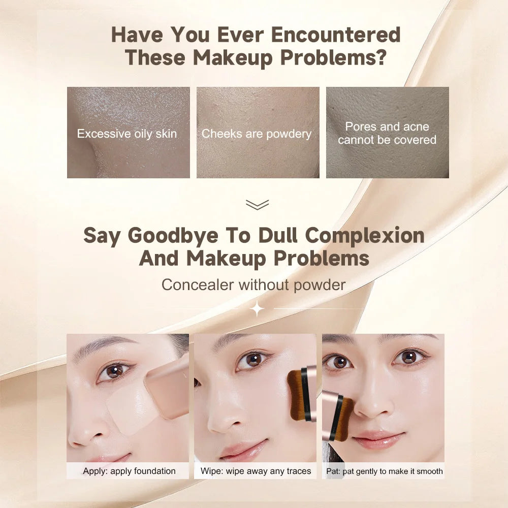 Double-Ended Foundation Stick with Brush