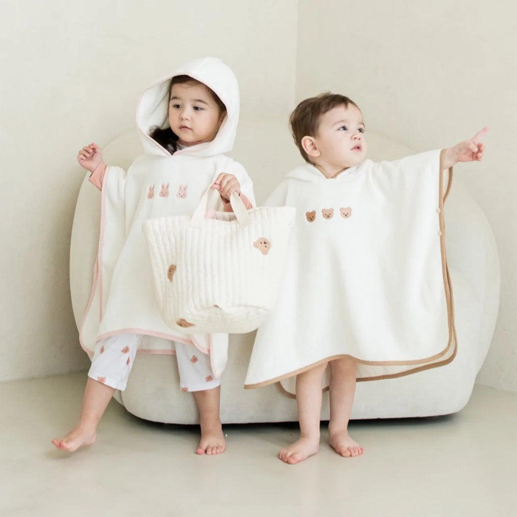 Hooded Baby Bath Towel: Soft Coral Velvet Animal Wrap for Cozy Comfort - Pretty & Polished