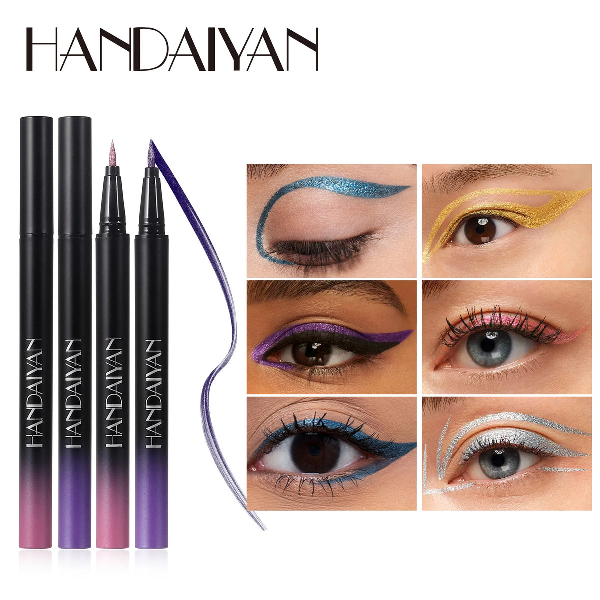 Glitter Liquid Eyeliner Pen – Long-Lasting Shimmer & Metallic Liner