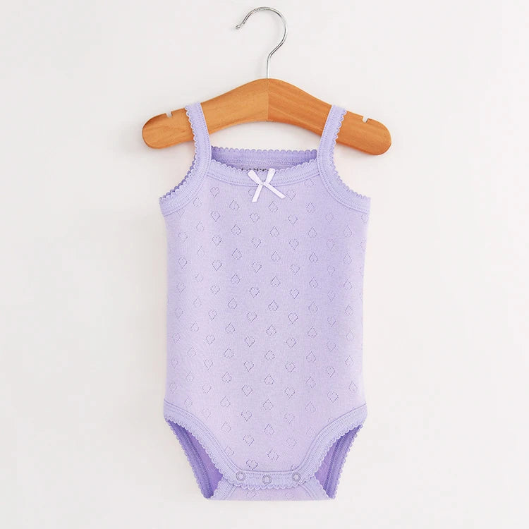 Baby Cotton Sleeveless Rompers - Stylish & Comfortable Organic Cotton Outfits for Your Little One