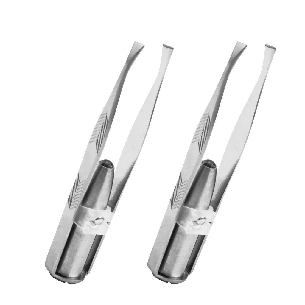 LED Light Eyebrow Tweezer