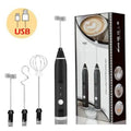 Portable Electric Milk Frother – USB Handheld Whisk for Cappuccino, Cream & Coffee