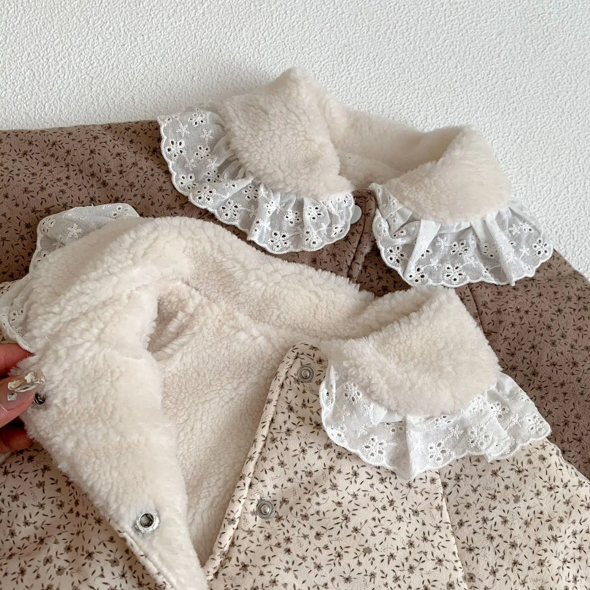 Korean Baby Cotton Jumpsuit - Cozy Floral Hooded Snuggles for Your Little One