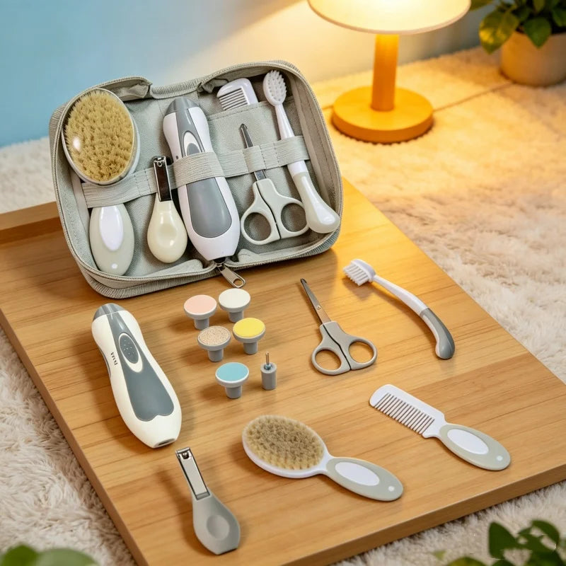 Essential Baby Grooming Set: Safe Electric Nail Trimmer & Care Kit for Your Little One - Pretty & Polished