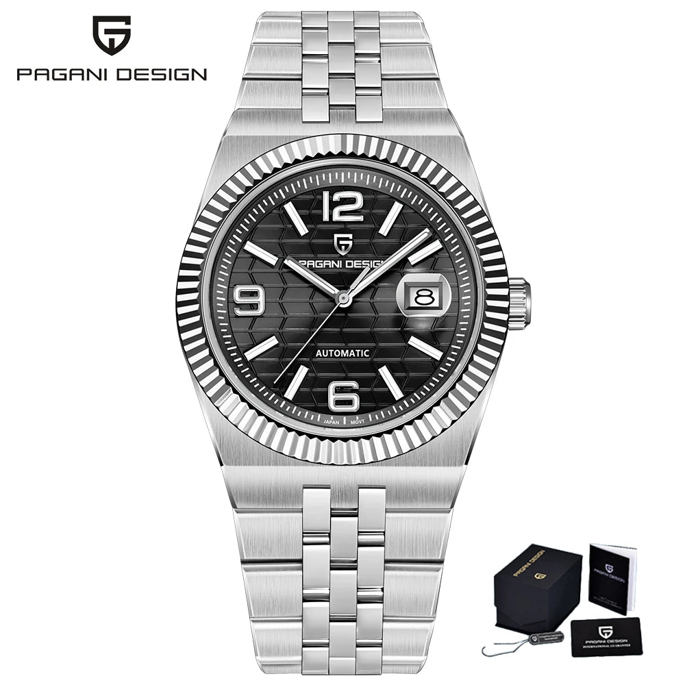PAGANI DESIGN Men's Honeycomb Dial Automatic Mechanical Watch