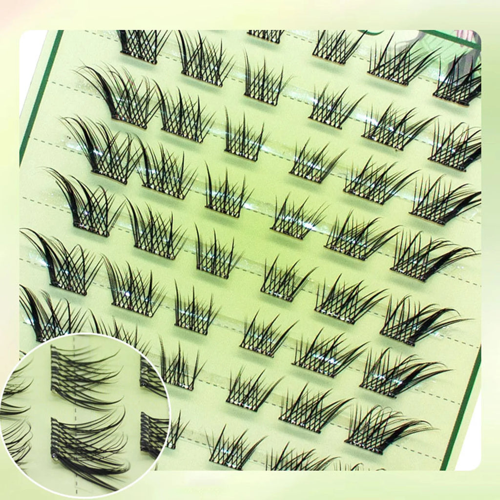 No-Glue Wispy Lash Clusters – DIY Individual Lash Extensions at Home