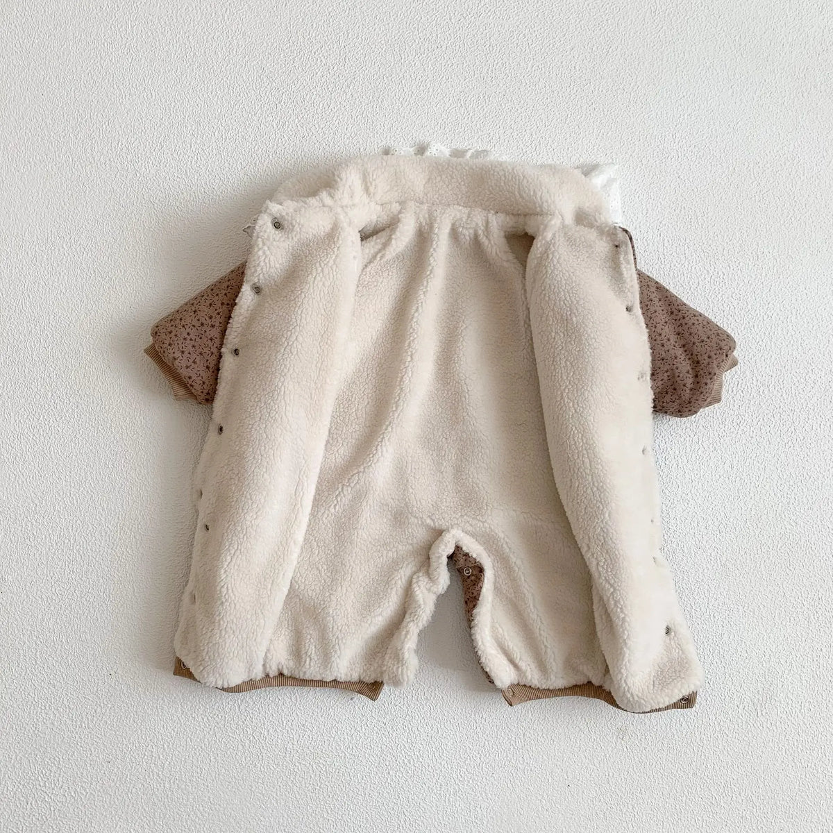 Korean Baby Cotton Jumpsuit - Cozy Floral Hooded Snuggles for Your Little One