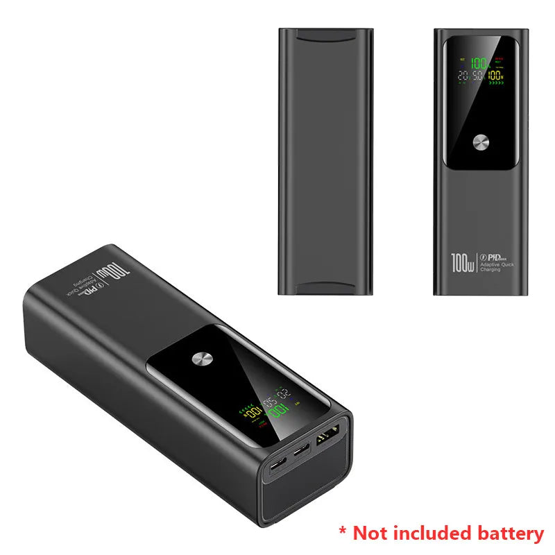 Portable Power Bank – 100W Fast Charging for Laptops & Phones